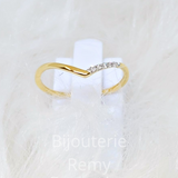 Bague en or jaune et diamants 315-36