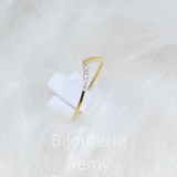 Bague en or jaune et diamants 315-36