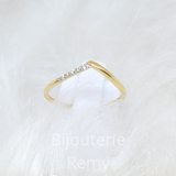 Bague en or jaune et diamants 315-36