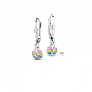 Boucles coccinelles multicolores GK595