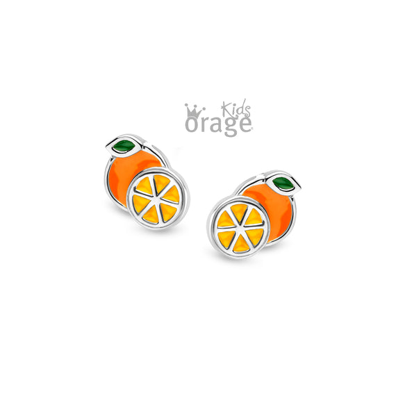 Boucles oranges K2594