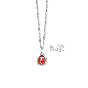 Collier coccinelle rouge K2636