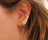 Boucles d'oreilles asymétriques "Lilas"
